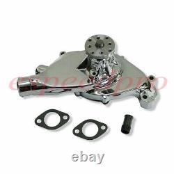 Pour Big Block Chevy BBC 396 454 502 Pompe à eau courte en aluminium SWP Chrome
