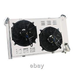 Pour Chevrolet Corvette 1969-1972 V8 5,7 L Small Block 3 Rangées Radiateur Carénage Relais de Ventilateur