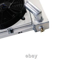 Pour Chevrolet Corvette 1969-1972 V8 5,7 L Small Block 3 Rangées Radiateur Carénage Relais de Ventilateur