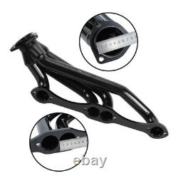 Pour petits blocs Chevy Blazer S10 S15 283 302 350 V8 collecteurs d'échappement noirs SS pour échange de moteur