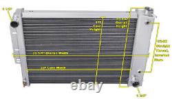 Radiateur Champion à 4 rangées pour Chevrolet Camaro Big Block V8 1967 68 1969