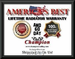 Radiateur Champion à 4 rangées pour Chevrolet Camaro Big Block V8 1967 68 1969