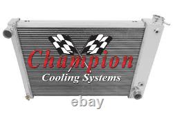 Radiateur Champion à 4 rangées pour Chevrolet Camaro Big Block V8 1967 68 1969