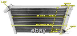 Radiateur Champion à 4 rangées pour Chevrolet Corvette Big Block V8 Eng de 1969 à 1972
