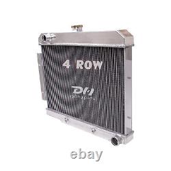 Radiateur à 4 rangées pour Jeep CJ5 CJ6 CJ7 1972-86 avec moteur Chevy Small Block SBC V8