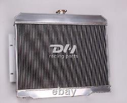 Radiateur à 4 rangées pour Jeep CJ5 CJ6 CJ7 1972-86 avec moteur Chevy Small Block SBC V8