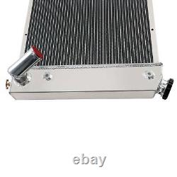 Radiateur en aluminium à 4 rangées pour Chevrolet Corvette 1969-1972 moteur V8 Small Block 5.7