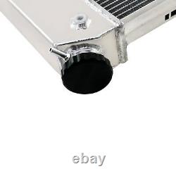 Radiateur en aluminium à 4 rangées pour Chevrolet Corvette 1969-1972 moteur V8 Small Block 5.7