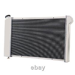 Radiateur en aluminium à 4 rangées pour Chevy Corvette 5.7L V8 de 1969 à 1972 avec moteur Small Block