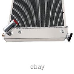 Radiateur en aluminium à 4 rangées pour Chevy Corvette 5.7L V8 de 1969 à 1972 avec moteur Small Block