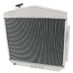 Radiateur en aluminium à 4 rangées pour moteur V8 Small Block Big Block Chevy 1955-1956 NEUF