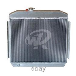 Radiateur en aluminium compatible avec moteur V8 Chevy Block 150 210 Bel Air 1955-1957 4.3L 4.6L