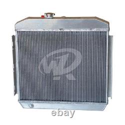 Radiateur en aluminium compatible avec moteur V8 Chevy Block 150 210 Bel Air 1955-1957 4.3L 4.6L