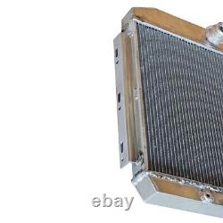 Radiateur en aluminium compatible avec moteur V8 Chevy Block 150 210 Bel Air 1955-1957 4.3L 4.6L