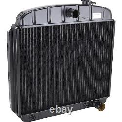Radiateur en laiton, s'adapte aux Small Block Chevy de 1955 à 1957