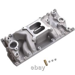 S'adapte aux moteurs Chevy Small Block 5.0L/305 5.7L/350 Collecteur d'admission à double plan