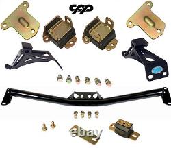 Supports de moteur pour moteur Small Block / Traverse de transmission pour camion Chevy C10 63-72