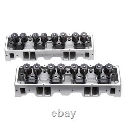 Tête de cylindre Edelbrock Small-Block Chevy E-Street 70cc paire