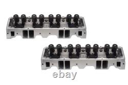 Têtes de cylindre en aluminium Edelbrock SBC E-Street avec valves 2.02/1.60, paire