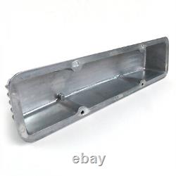 Vintage Tall Finned Valve Covers Without Breather Holes Petit Bloc Chevy